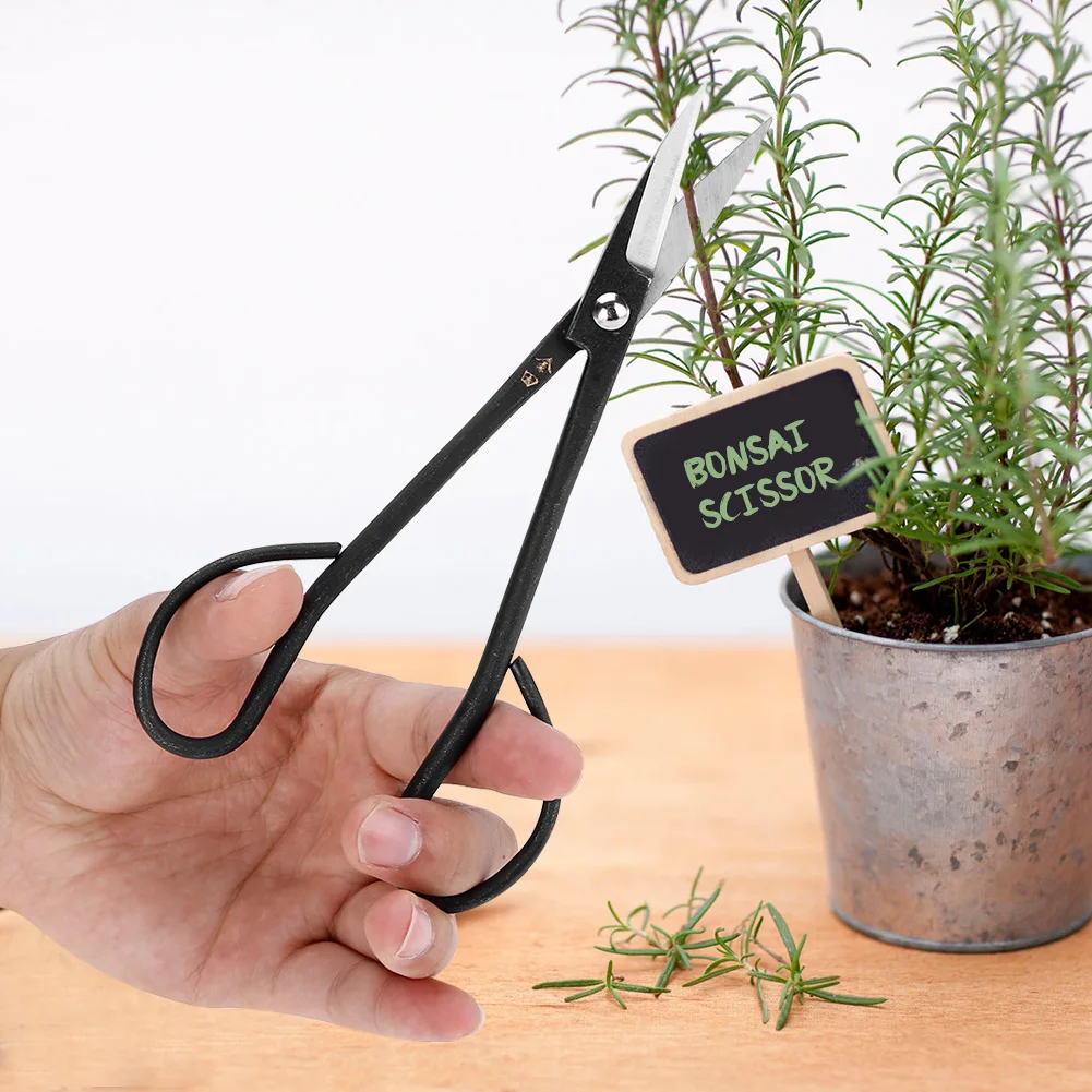 

190 mm long handle scissors professional quality level Composite Steel bonsai tools made