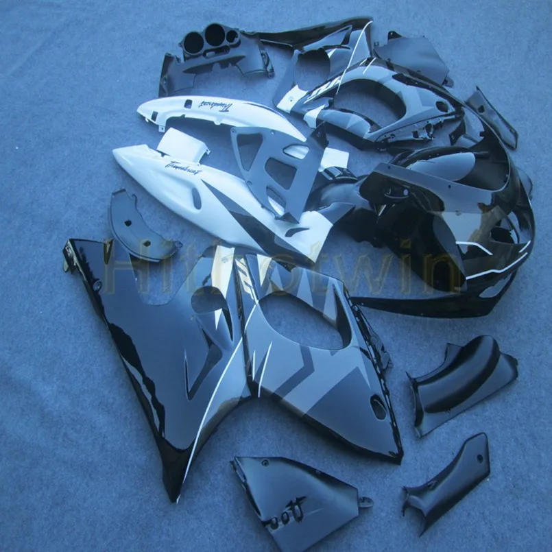 Капот мотоцикла на заказ для YZF600R Thunderent 1997-2007 моторные Обтекатели литья под давлением светло-голубой - Цвет: L