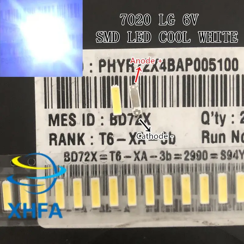 Светодиодная подсветка для телевизора LG BB72D 1 Вт 6 в 7020 50 шт. | Лампы и освещение