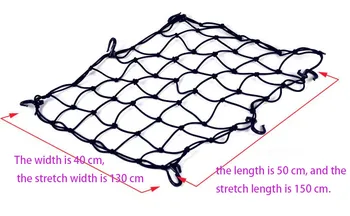 

2019 New shopping cart bundled with luggage rack fixed elastic rope rubber elastic mesh cover