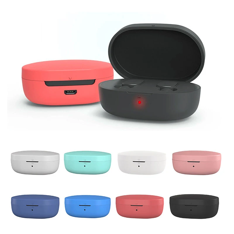

Anti-shock Elastic Silicone Cover Protective Case for Xiaomi Redmi Airdots TWS Bluetooth Earphone Accessories Headset Shell