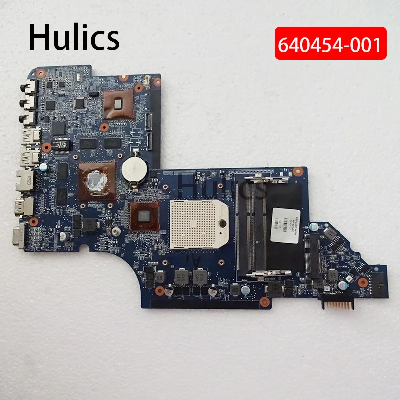 Hulics оригинальная материнская плата ноутбука для hp DV6 DV6-6000 серии 640454-001 основная плата Бесплатный процессор