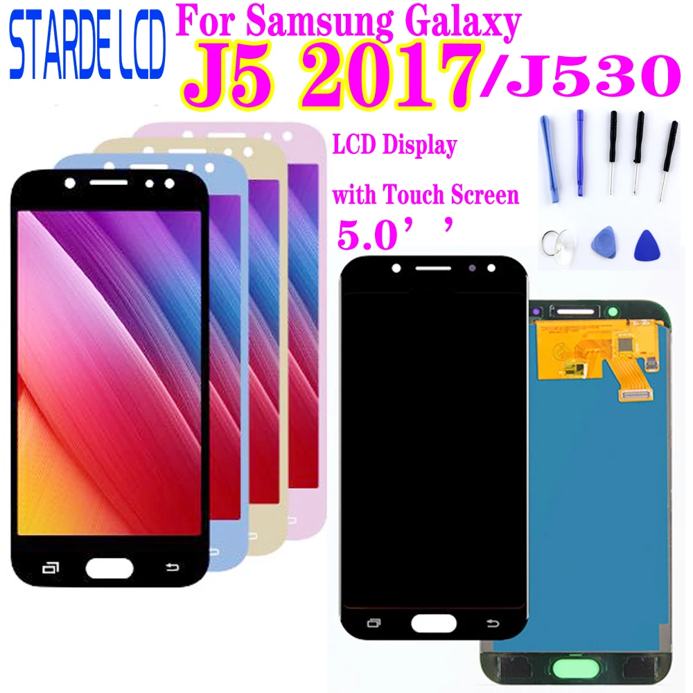 ЖК дисплей для SAMSUNG Galaxy J5 2017 J530F SM J530 сенсорный экран дигитайзер j5 Pro|Экраны