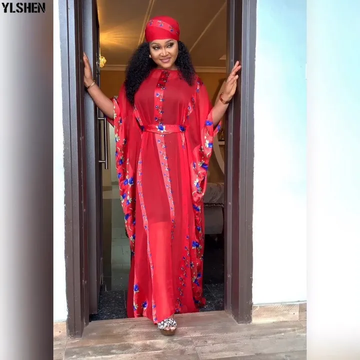 African Dresses For Women Dashiki African Clothes Bazin Africa Clothing Plus Size Print African Dress New Diamond Ankara Dresses 03