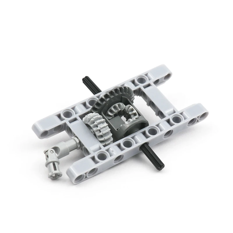 새로운 도착 MOC 기술 부품 빌딩 블록 벽돌 차동 기어 키트 기술 프레임 차동 세트 팩