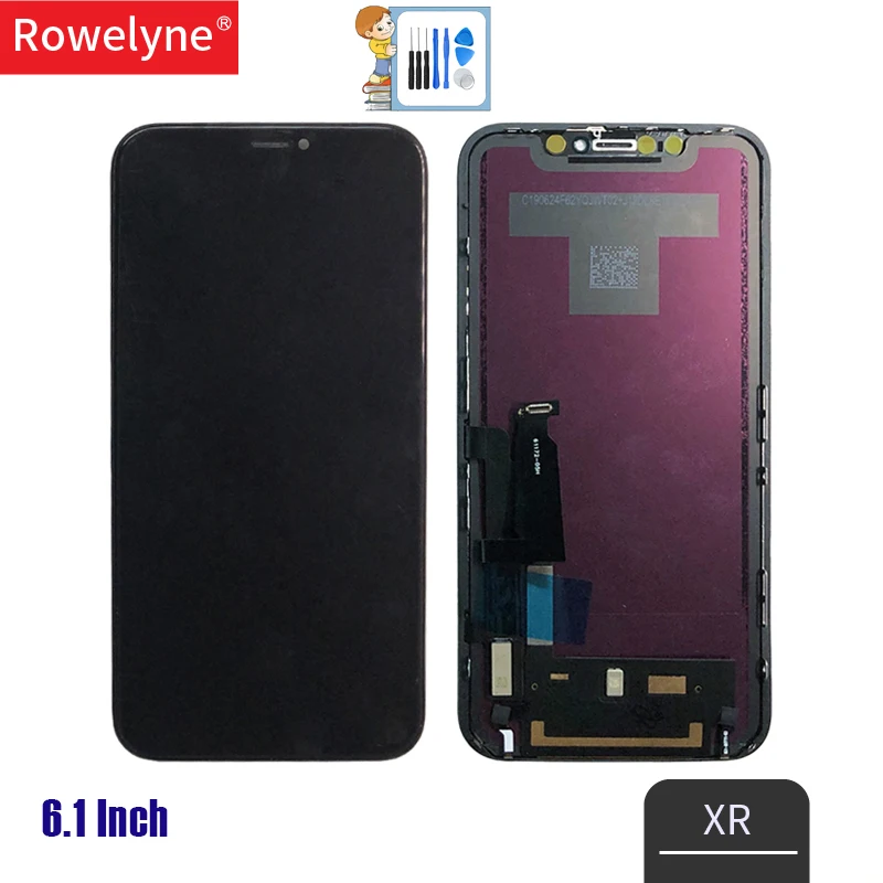 OEM lcd для iPhone XR сенсорный экран дисплей в сборе 1:1 OLED замена экрана протестированный TFT дисплей для iPhone XR