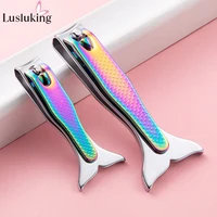 Mermaid Nail Clippers Stainless Steel Cuticle Remover Trimmer Scissor Manicure Pedicure Fingernail Nipper Tool Two Sizes 1