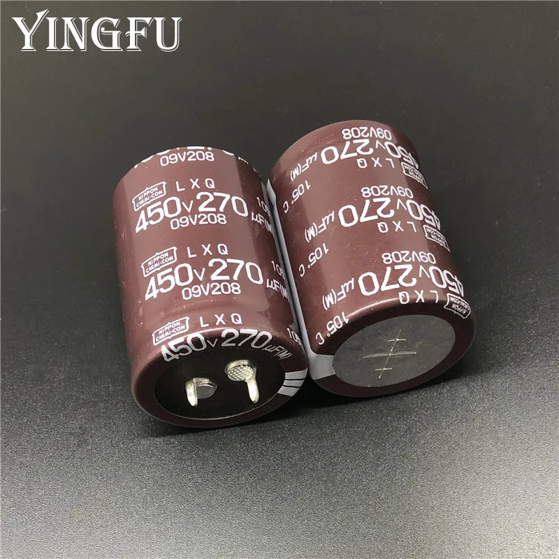 2 шт. 270 мкФ 450 в NIPPON NCC LXQ серии 30x40 мм оригинальный 450V270uF оснастки PSU