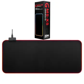 

GMS-X5 800x300x4mm Colorful Symphony Glowing Mouse Pad Gaming Mouse Pad Soft Non-Slip Rubber Base Mouse Mat