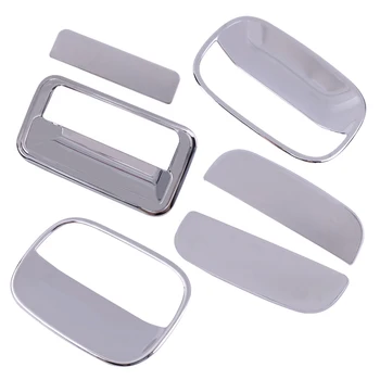

6pcs Door Handle and Tailgate Handle Cover Bowl Chrome fIt for Suzuki Jimny 2007-2009 2010 2011 2012 2013 2014 2015 2016 2017