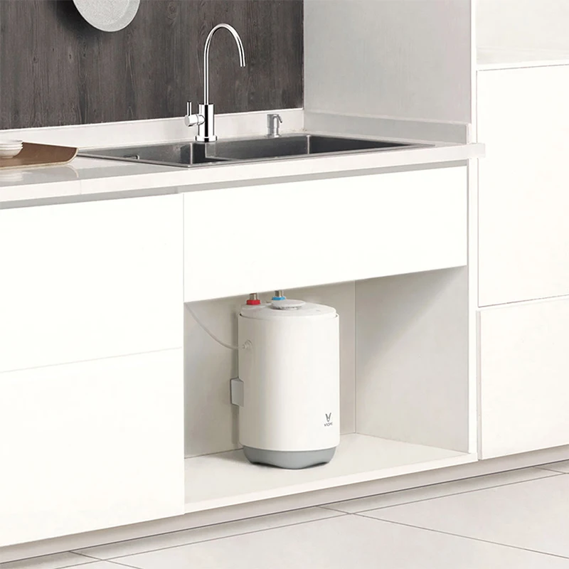XIAOMI MIJIA VIOMI Электрический Водонагреватель накопительный водонагреватель домашний кухонный смеситель для душа 6.6л емкость IPX4 водонепроницаемый