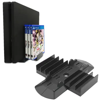 

For PlayStation 4 PS4 Pro slim Game Controller Vertical Stand Mount Dock Holder Base Cradle For Sony PS 4 Console Storage