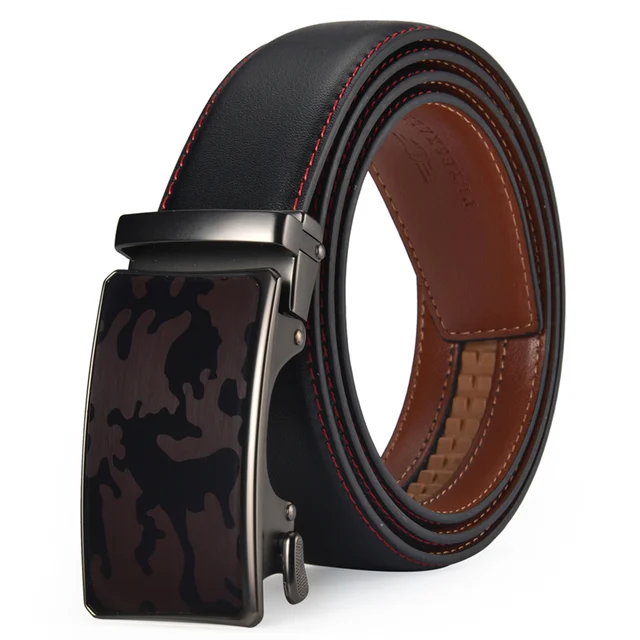 Famous Brand Designer Male Belt New Arrival Brown Black Leather Strap Men's Belts Luxury Automatic Buckle Belts For Men B700 K234S13
