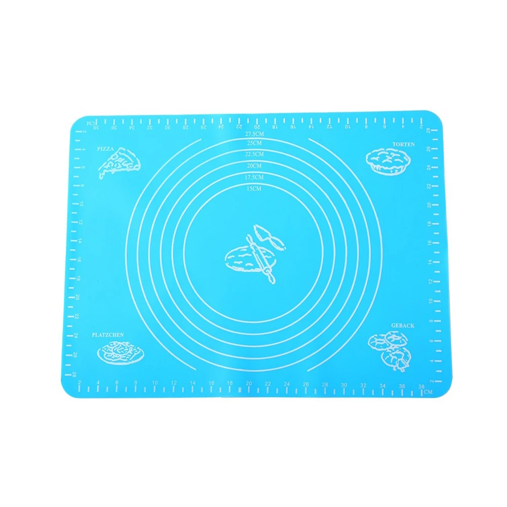 40*30cm Silicone Knead Dough Pad Bakery Scale Anti-slip Mat Kitchen Supplies