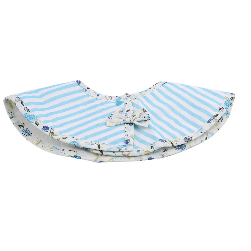 light blue Детский слюнявчик, полотенце для слюней Слюнявчики 360 круглый детский нагрудник хлопок карман Детские принадлежности Детские Нагрудники высокое качество - Цвет: light blue
