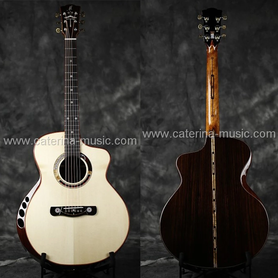 

Merida Athena 41 inch GC cut way full solid wood Acoustic guitar, acoustic electric guitar,