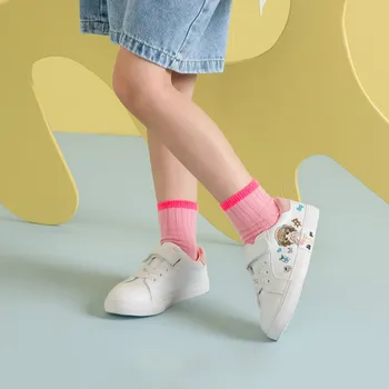 

Baba Duck Children's White Shoes Girls Casual Shoes Children's Board Shoes Princess Shoes Cartoon 2020 Autumn New Style