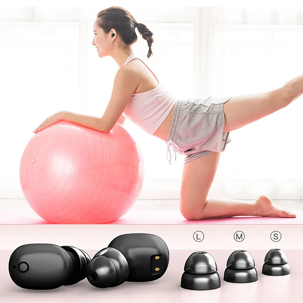 BT5 0 Fashion Sports Big Battery HIFI Earphones Stereo Sound In Ear Wireless Headphone Stereo Earbuds Sports Headset With Mic