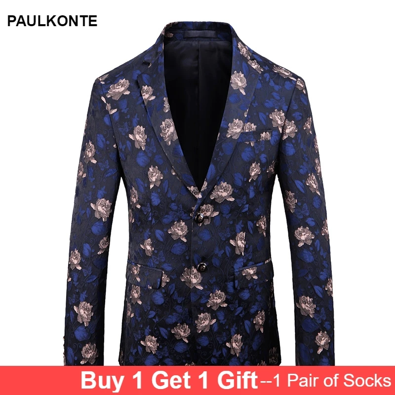 2019 Autumn And Winter New Men'S Embroidery Craft Blazer High Quality Business Casual Fashion Trend Wild Men'S Single West 2019 Autumn And Winter New Men'S Embroidery Craft Blazer High Quality Business Casual Fashion Trend Wild Men'S Single West