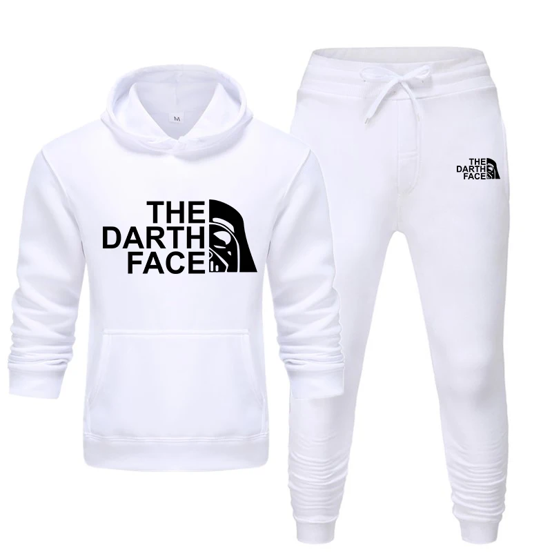 

New Men Hoodies Suit Tracksuit Sweatshirt Suit Fleece Hoodie+Sweat pants Jogging Homme Pullover 3XL Sporting Suit Male