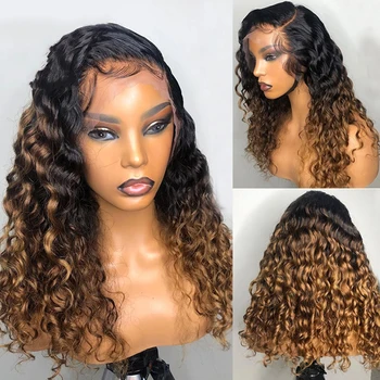 

1B Honey Blonde 370 Lace Front Wig Human Hair Wig With Baby Hair Peruvian Glueless Transparent Natural Soft Hair Wig For Women