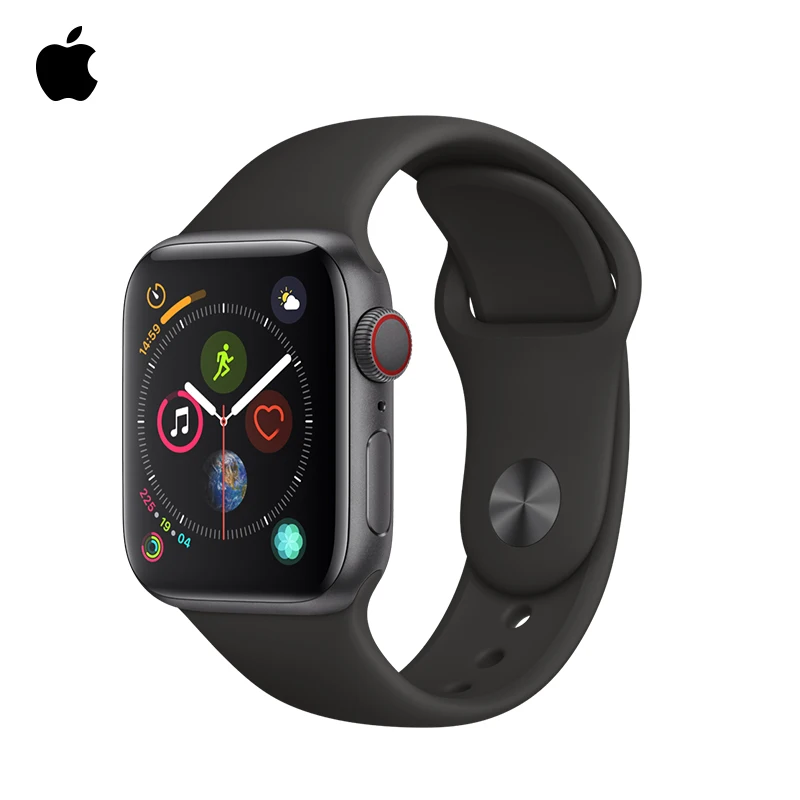 Apple Watch Series 4 40 мм алюминиевый корпус для плат с белым/черным/розовым спортивным