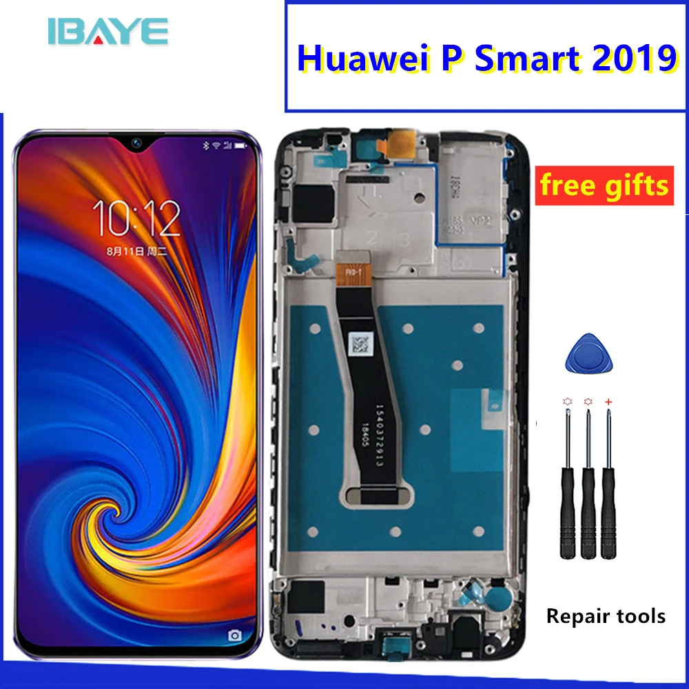 ЖК дисплей для huawei P smart 2019 POT LX1/POT LX1AF/POT LX2J LX1RUA LX3 Сенсорный экран планшета в сборе с