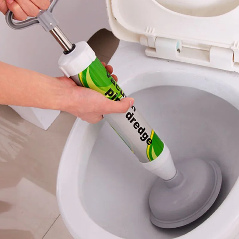 Toilet Air Power Drain Blaster Cleaner Suction Pump High-Pressure Powerful Manual Sink Plunger Opener Bathroom Plungers | Дом и сад
