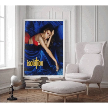 

M421 Hot 2018 Music Album Isolation by Kali Uchis poster Art wall canvas Painting 12x18 24x36inch Print Decoration Room Pictures