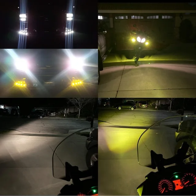 Upgrade your vehicles lighting with the OKEEN Waterproof Motorcycle LED Spot Light and experience unmatched durability, performance, and visibility.