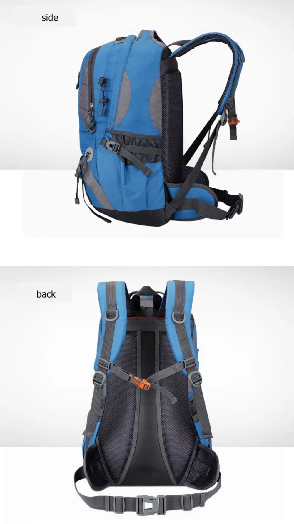 Открытый водонепроницаемый 40L походный рюкзак большой емкости для мужчин и женщин для верховой езды альпинизма спортивная сумка для путешествий прочный рюкзак из нейлона унисекс