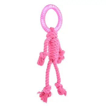 

Rope Knot Pet Chew Toy For Dog Interaction Pull Dog Pet Cotton Knot Toy Dog Toy Bite Resistant Cotton Ball