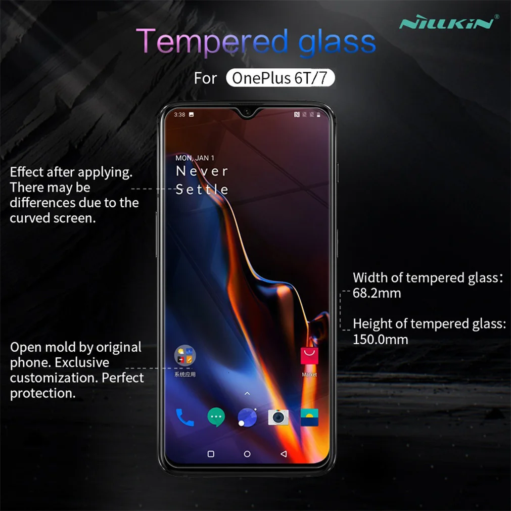 Для Oneplus 7T/ 7/ 6T закаленное стекло для One plus 6T стекло Nillkin Amazing H+ Pro мм Защита экрана для Oneplus 7 6T 7T