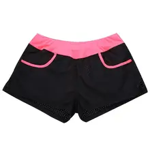 Шорты для йоги, женские короткие штаны для девочек, повседневные Лоскутные шорты с принтом, шорты для фитнеса, шорты для занятий спортом, шорты для йоги f3