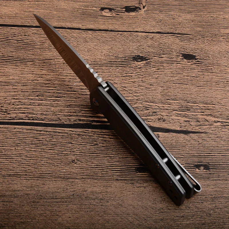Новейший Кершоу 1810 складной нож со стальной ручкой 8cr13mov стальное лезвие для охоты на открытом воздухе Карманный Походный нож EDC ручной инструмент