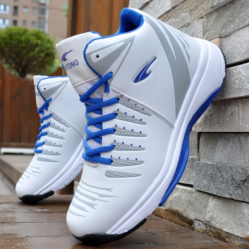 

HOT 2020 High-top Basketball Shoes Men's Cushioning Light Basketball Sneakers Men Zapatos Hombre Breathable Outdoor Sports Shoes