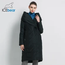 ICEbear New Winter Women's Jacket Fashion Female Coats Hooded Woman Clothing Casual Ladies Jackets Brand Apparel GWD18217I