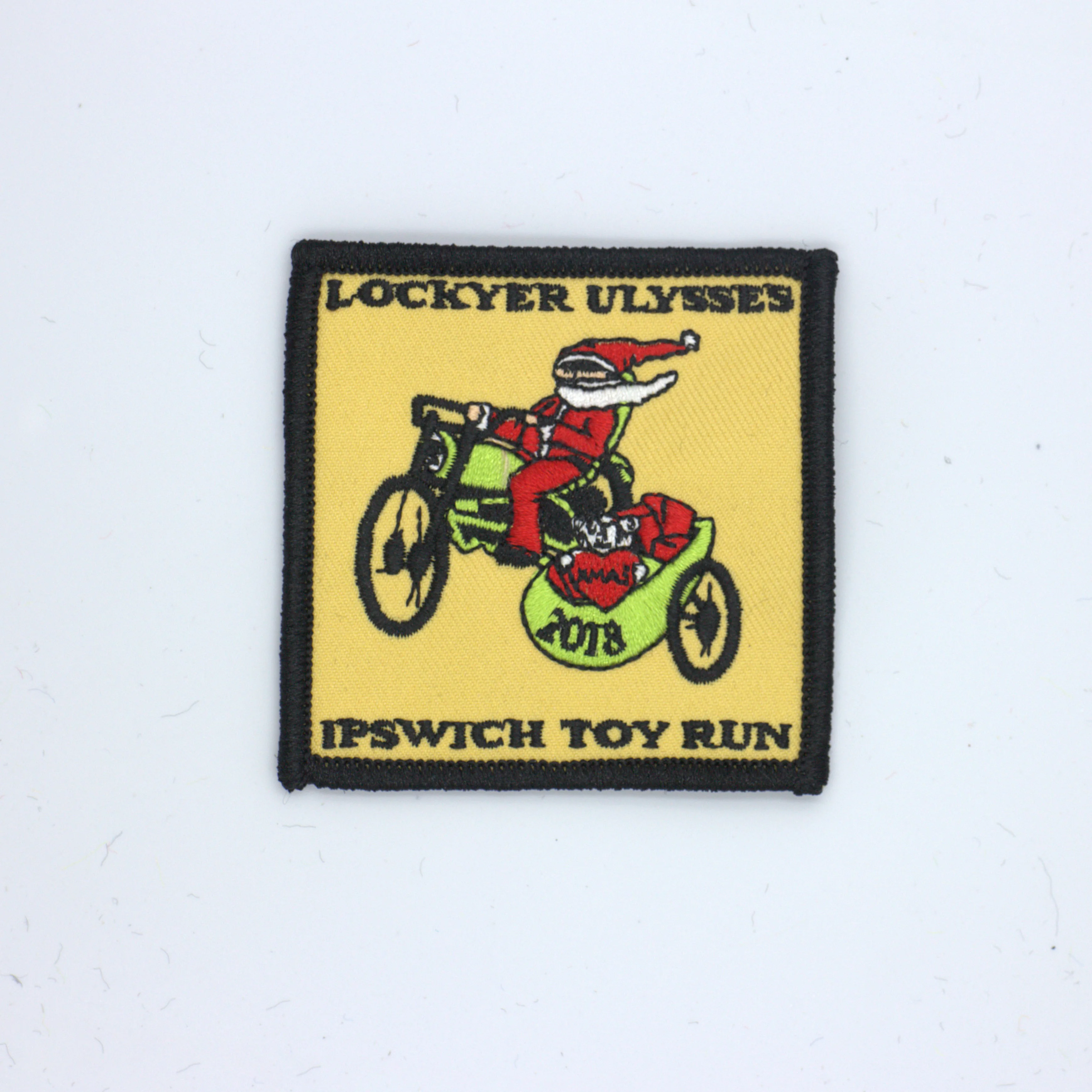 

custom embroidery patches iron-on hook backing with your own logo design personalized team club school logo 3