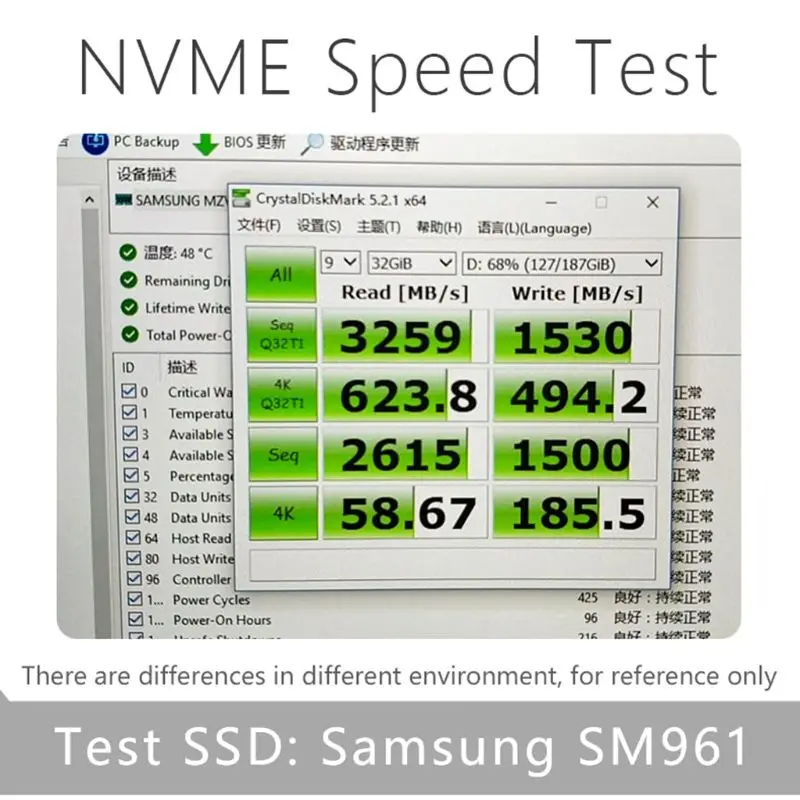 M.2 NVMe NGFF к PCIE3.0 SSD адаптер карта SATA3 с охлаждающим вентилятором карта расширения