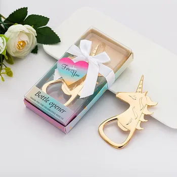 

10pcs/lot Wedding Favors Personalized Gift Unicorn Opener Bridesmaid Gifts Box Baby Shower Present For Guest Giveaways