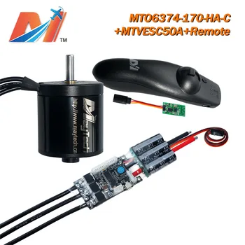 

Maytech skateboard remote controller + longboard SuperESC based on VESC + 6374 170KV brushless motor 12s