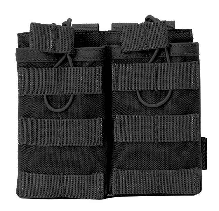 Страйкбол Тактический MOLLE двойной открытый верх Mag сумка для AR M4 M16 HK416 журналов