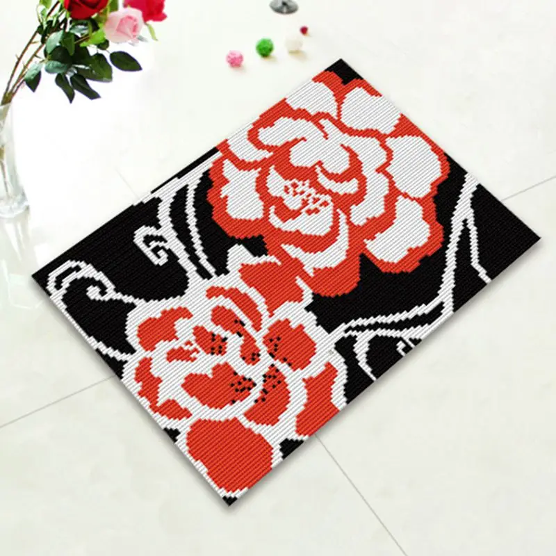 Prajna Latch Hook Carpet Retro Embroidery Needlework Crochet Pillows Accessories Rug Cross Stitch Knit Kits Household | Дом и сад