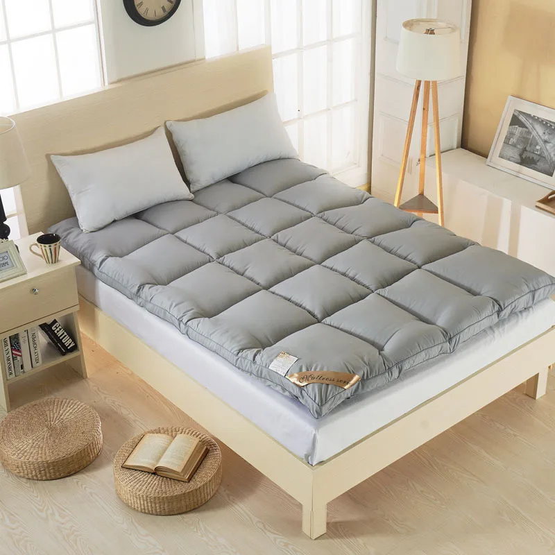 Goose Down Fiber Mattress Topper 160 Single Twin Queen Size