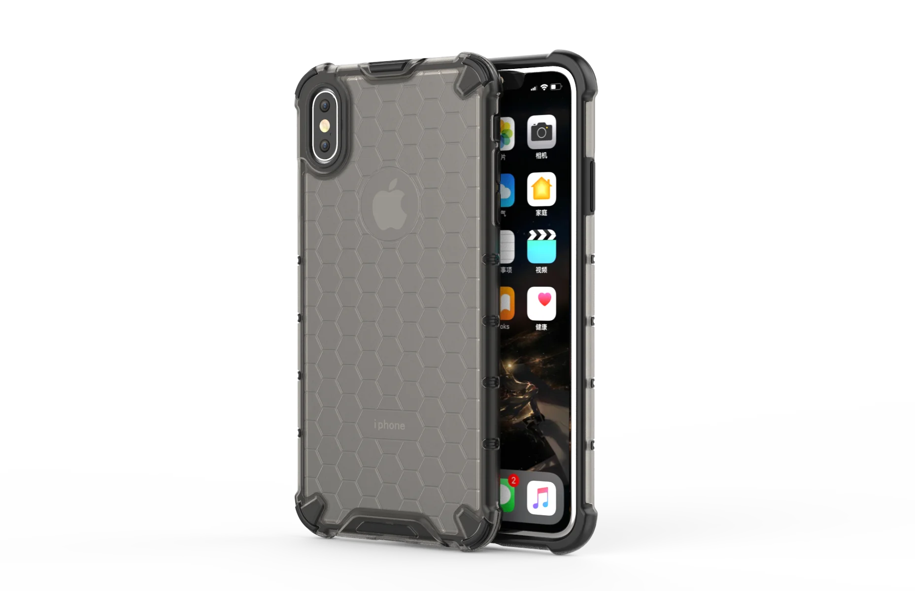 Protection Rugged Hybrid Armor Soft Silicone Case PU Phone case for Iphone max mobile phone cases Coque Back Cover |
