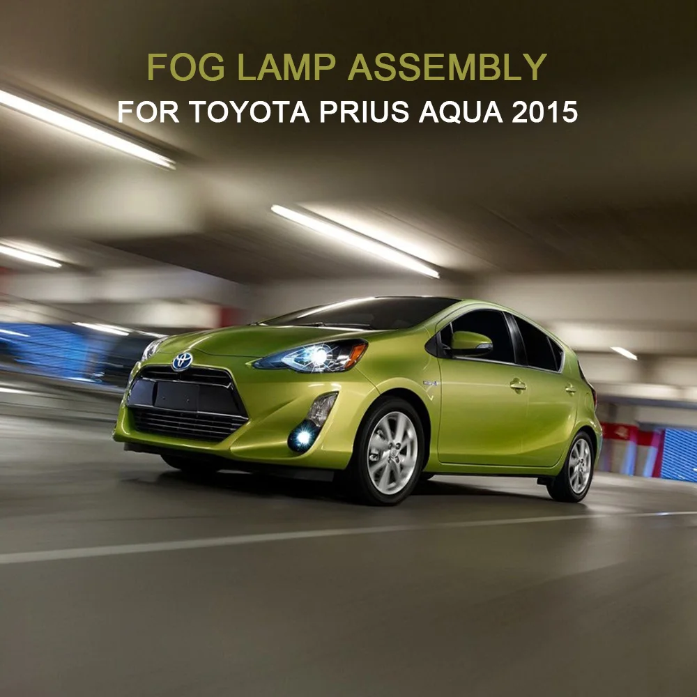 Автомобильная противотуманная фара в сборе для Toyota Prius/Aqua левый и правый передний бампер противотуманный светильник с переключателем крышки для проводов противотуманных фар комплект
