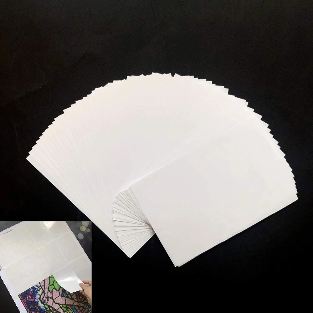 DIY Diamond Painting Tools Accessories Release Paper Diamond Painting Cover Replacement Convenient diamond painting accessories 10/20/50pcs Pack