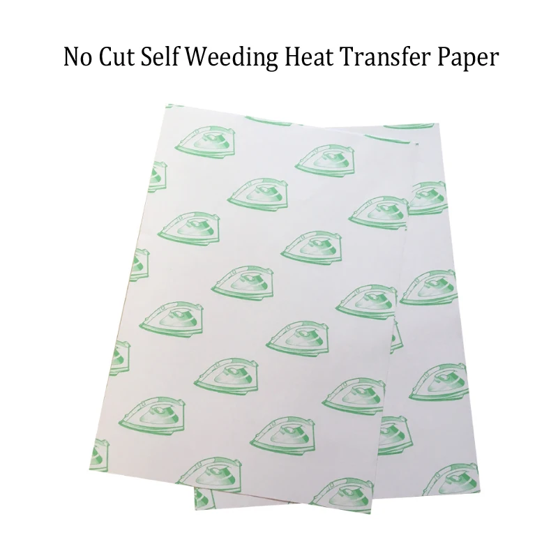 A4 10pcs 20pcs High quality light no cut self weeding heat transfer