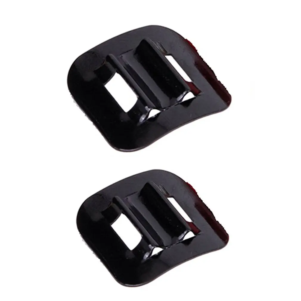 2pcs Black ZTTO 2 шт. MTB велосипед алюминиевый C тип U Пряжка оснастки дисковый тормоз переключения фиксированный зажим преобразования каркасный кабель руководство - Цвет: 2pcs Black