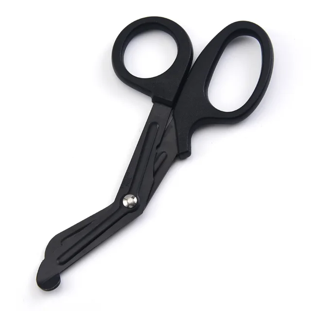 Survive Paramedic Medical Rescue Scissor Trauma Gauze IFAK Emergency First Aid Shear Outdoor Nurse Medical Sissors black